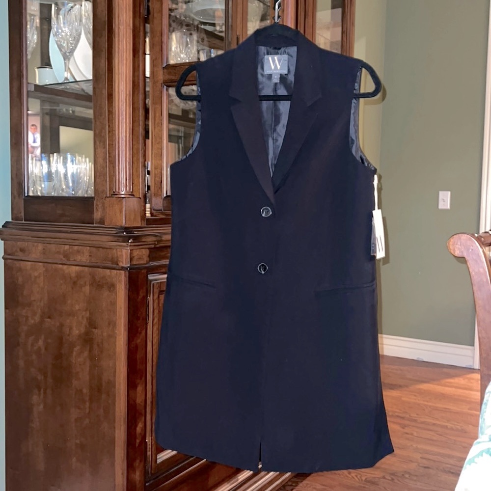 Women’s classic fit long vest